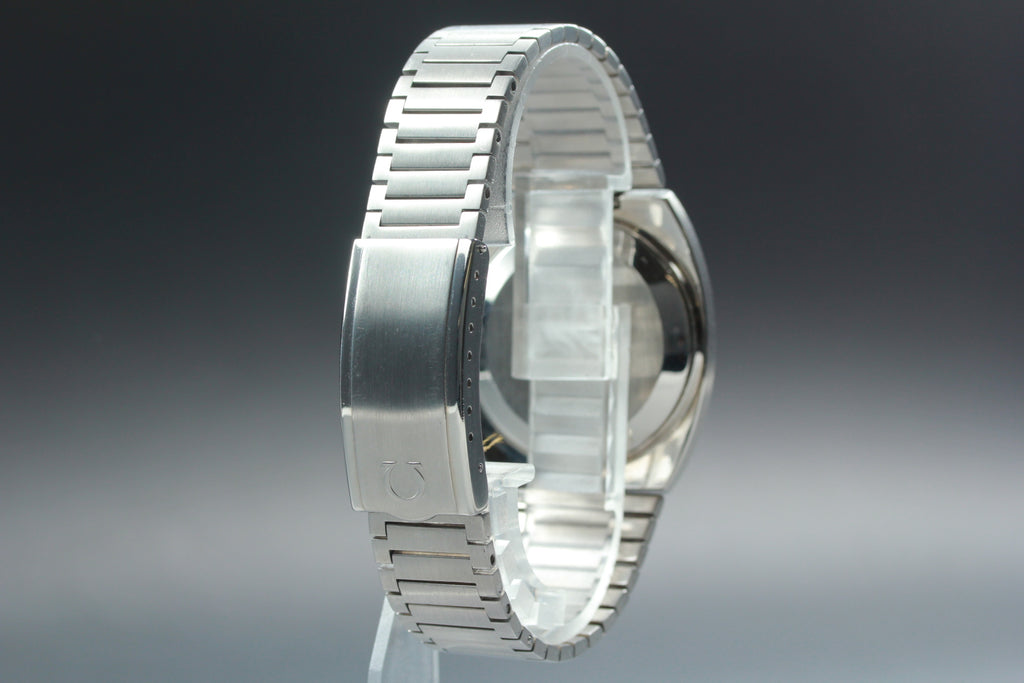 OMEGA シーマスター 自動巻き デイデイト ブルー文字盤 ステンレス メンズ 腕時計 ヴィンテージ