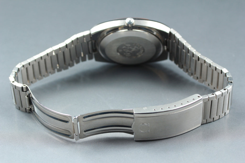 OMEGA シーマスター 自動巻き デイデイト ブルー文字盤 ステンレス メンズ 腕時計 ヴィンテージ