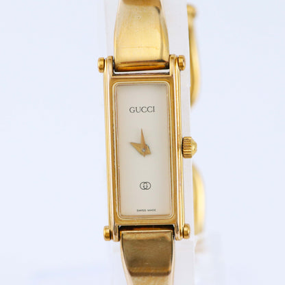 Vintage Gucci 1500L Gold Bracelet Watch – Swiss Made, 1990s