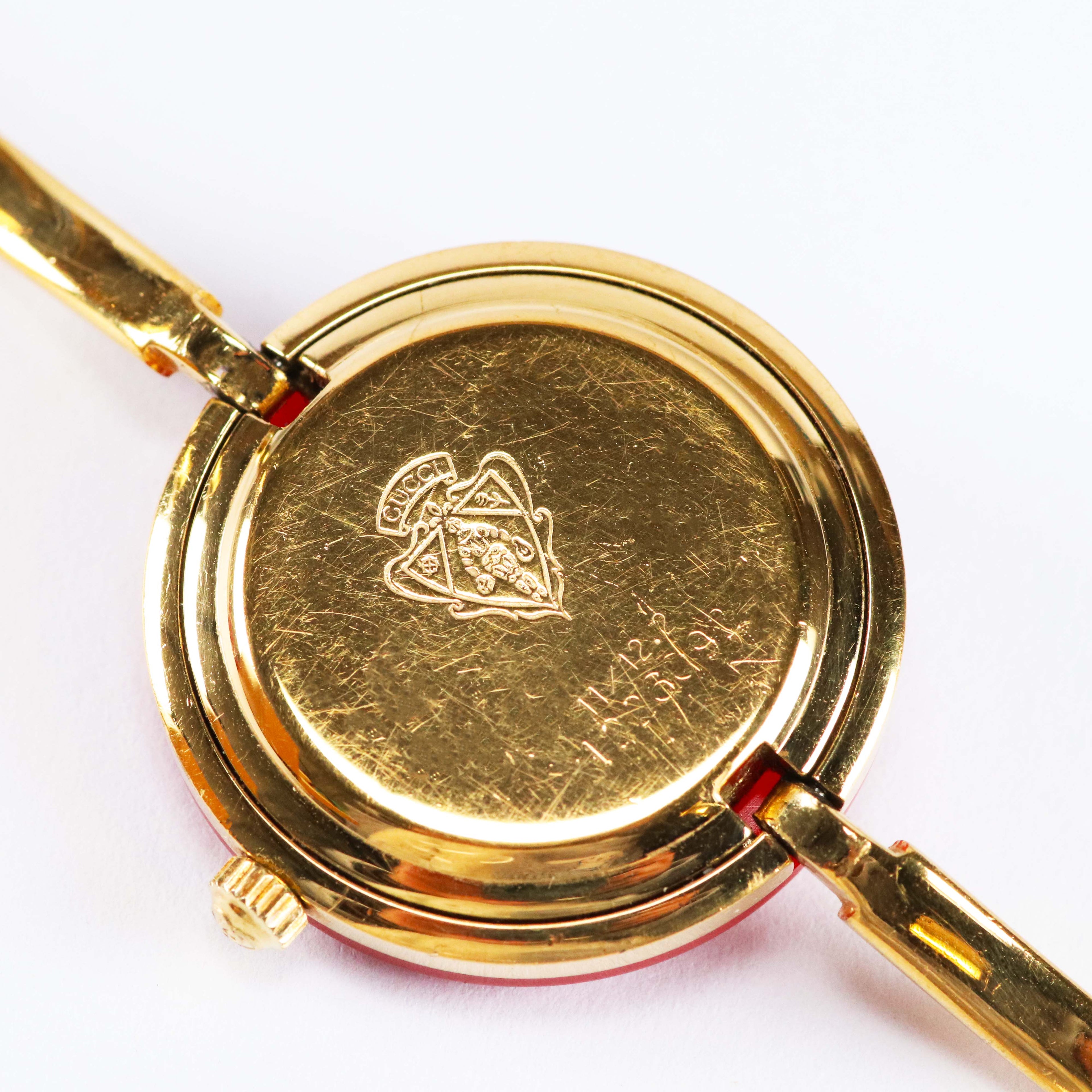 GUCCI チェンジベゼル レディース腕時計 ヴィンテージ 12色ベゼル付き クォーツ