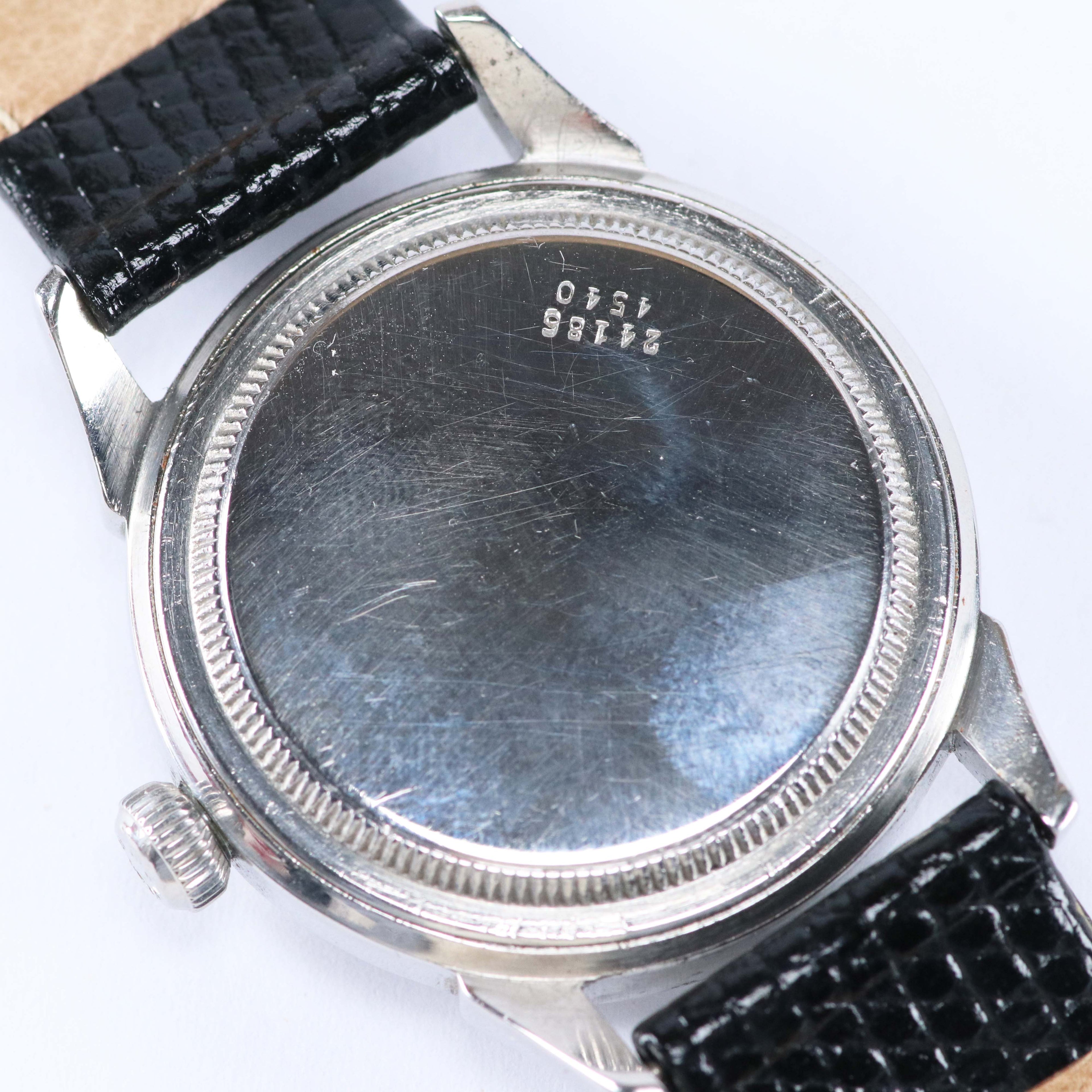 TUDOR OYSTER ヴィンテージ 手巻き ホワイトダイヤル 約33mm アラビアインデックス スモールサイズ
